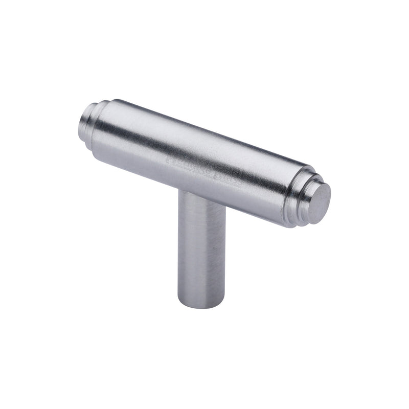 Heritage Brass Stepped T-Bar Cabinet Knob