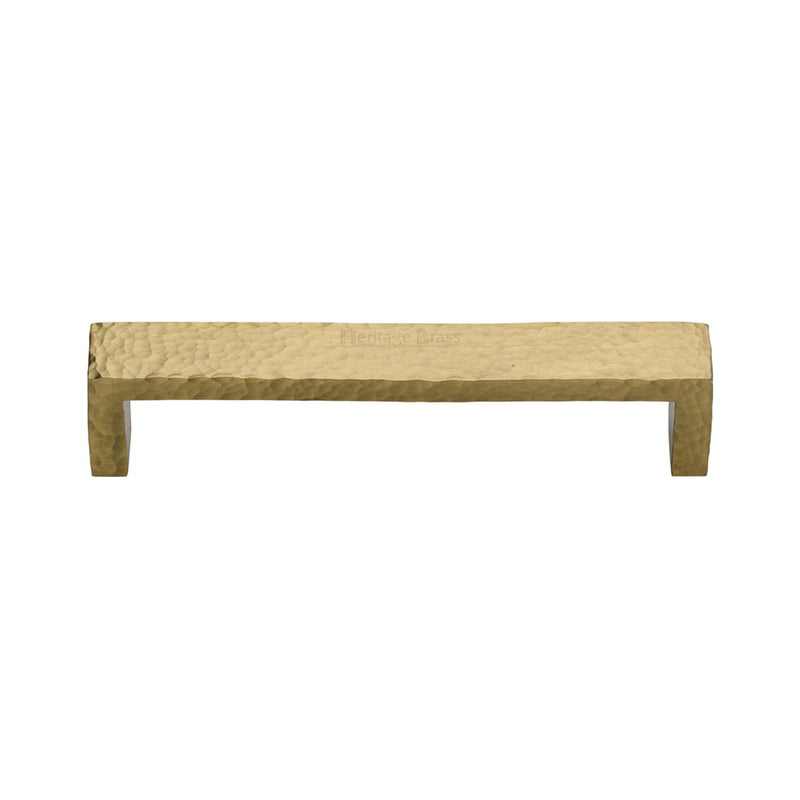 Heritage Brass Hammered Wide Metro Cabinet Pull Handle