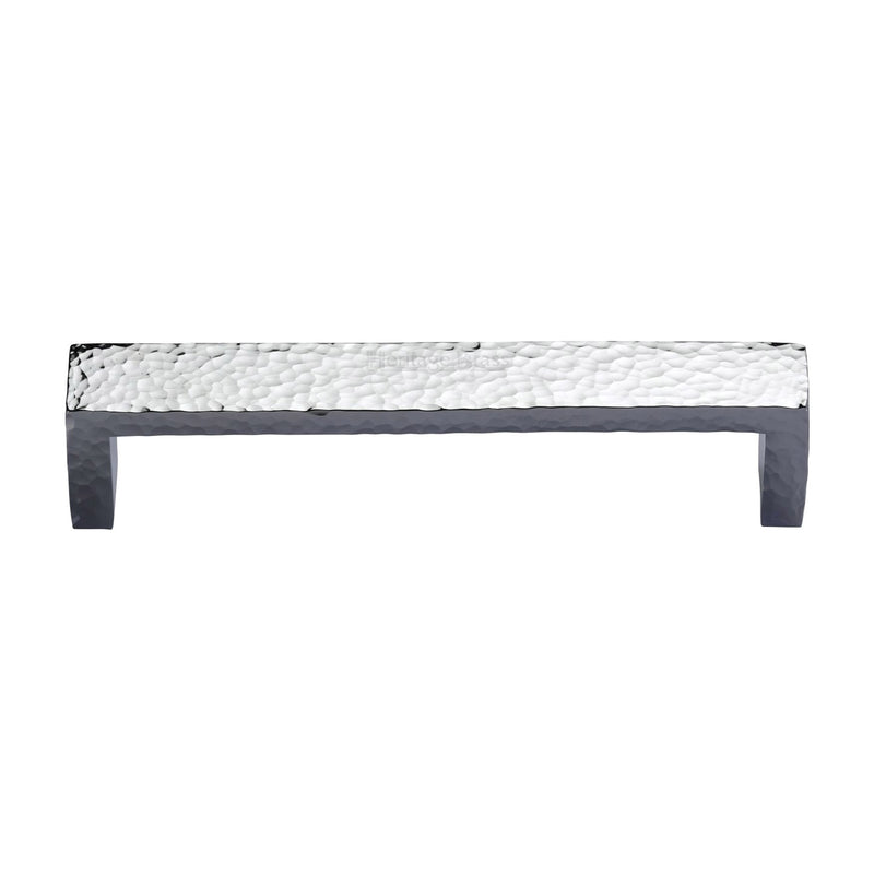Heritage Brass Hammered Wide Metro Cabinet Pull Handle