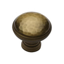 Heritage Brass Diamond Cut Cabinet Knob.