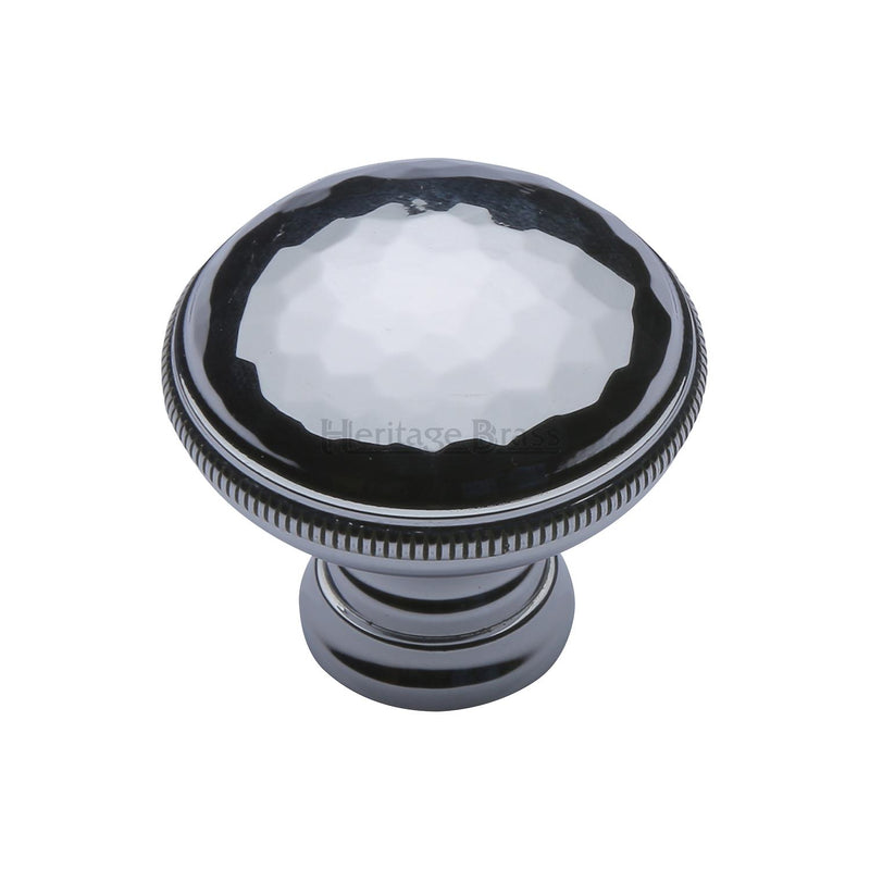 Heritage Brass Diamond Cut Cabinet Knob.