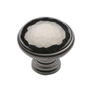 Heritage Brass Diamond Cut Cabinet Knob.