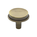 Heritage Brass Flat Round Knob
