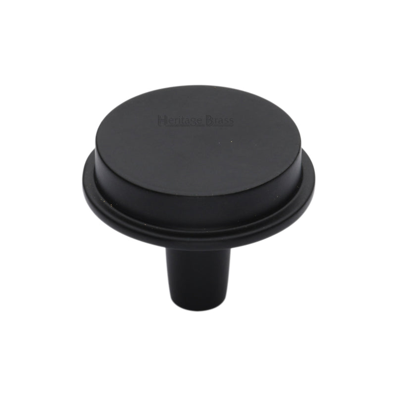 Heritage Brass Flat Round Knob