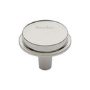Heritage Brass Flat Round Knob