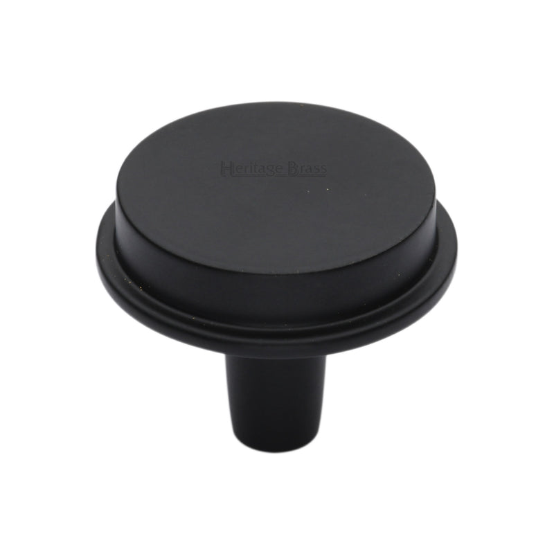 Heritage Brass Flat Round Knob