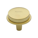 Heritage Brass Flat Round Knob
