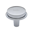 Heritage Brass Flat Round Knob