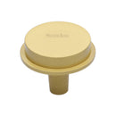 Heritage Brass Flat Round Knob
