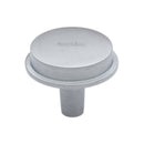 Heritage Brass Flat Round Knob