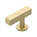 Heritage Brass Offset Square Cabinet Knob