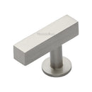 Heritage Brass Offset Square Cabinet Knob