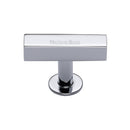 Heritage Brass Symmetrical Square Cabinet Knob