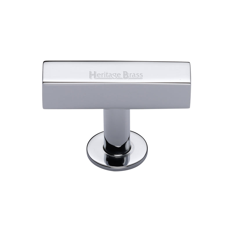 Heritage Brass Symmetrical Square Cabinet Knob