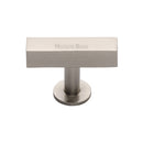 Heritage Brass Symmetrical Square Cabinet Knob
