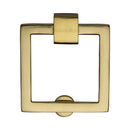 Heritage Brass Square Cabinet Drop Pull