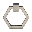 Heritage Brass Hexagon Cabinet Drop Pull