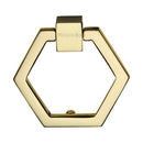 Heritage Brass Hexagon Cabinet Drop Pull