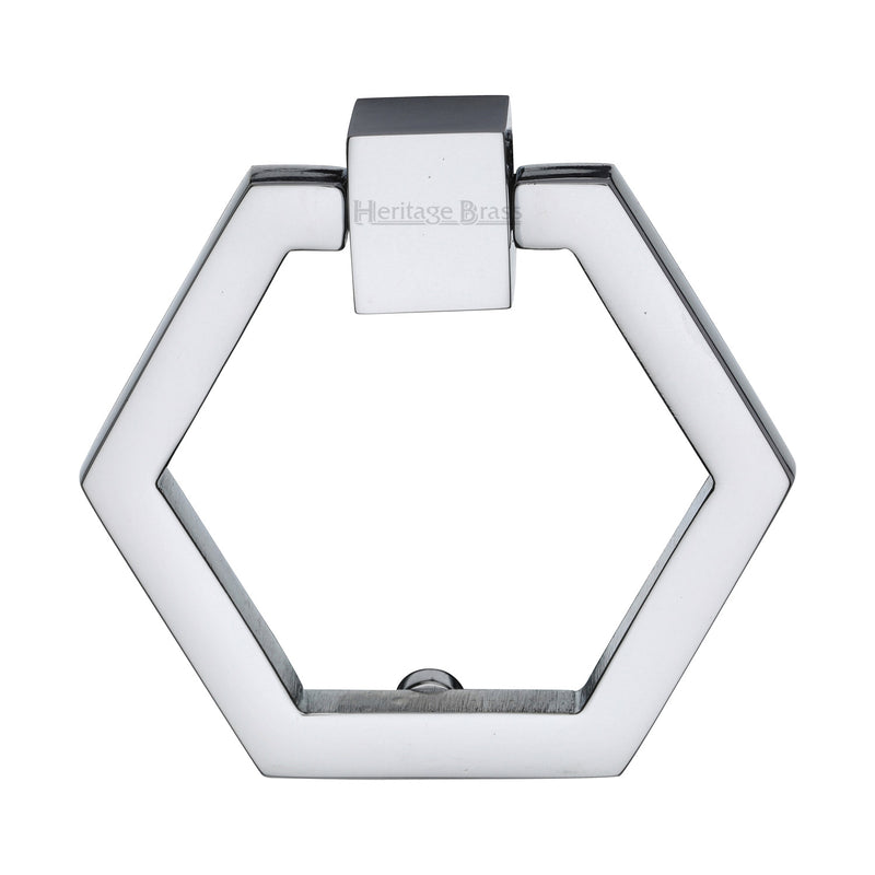 Heritage Brass Hexagon Cabinet Drop Pull