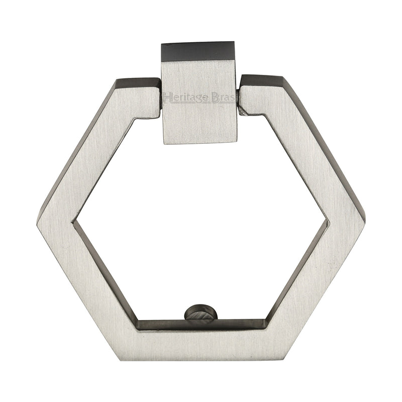 Heritage Brass Hexagon Cabinet Drop Pull