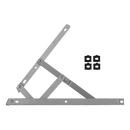 CHAMELEON Easy Clean Side Hung Egress Friction Hinge With Packers - 13mm - 17mm