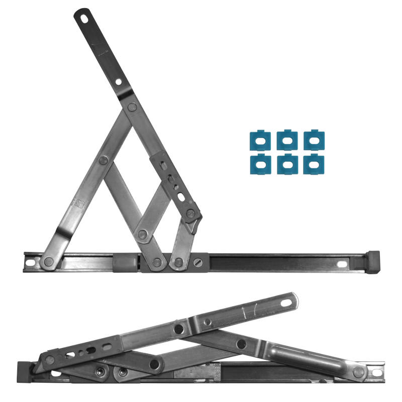 CHAMELEON Side Hung Restricted Friction Hinge With Packers - 13mm - 17mm