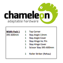 CHAMELEON 13mm Axis Tilt Before Turn Face Fit Width Pack