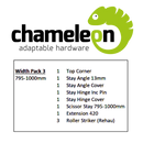 CHAMELEON 13mm Axis Tilt Before Turn Face Fit Width Pack