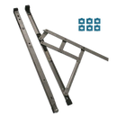 CHAMELEON Restricted Top Hung Friction Hinge Pair With Packers 13mm - 17mm