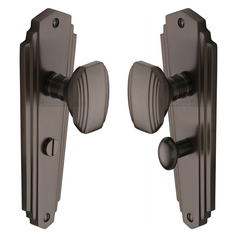 Heritage Brass Charlston Door Knob on Plate