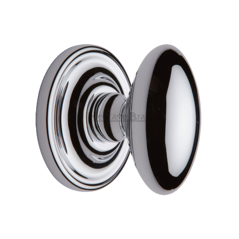 Heritage Brass Chelsea Door Knob on Rose