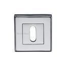 Heritage Brass Standard Key Escutcheon Square - DEC7000