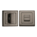 Heritage Brass Square Bathroom Turn & Release - DEC7030