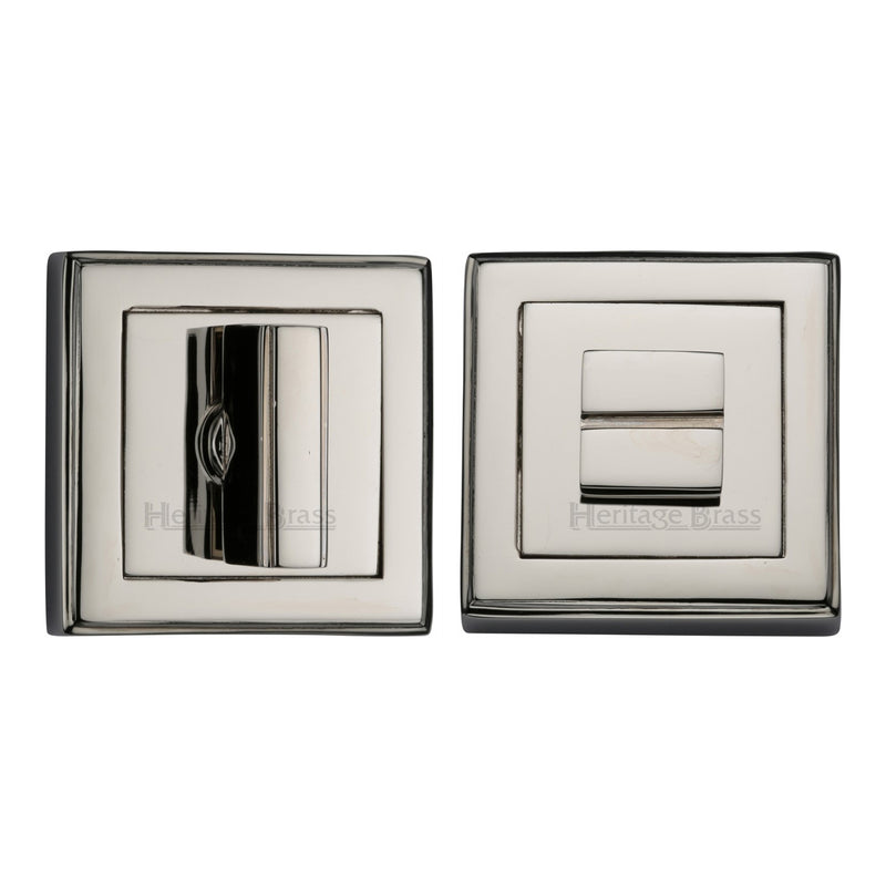 Heritage Brass Square Bathroom Turn & Release - DEC7030