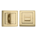 Heritage Brass Square Bathroom Turn & Release - DEC7030
