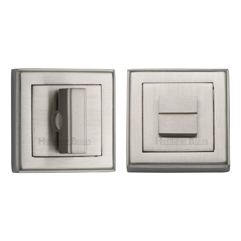 Heritage Brass Square Bathroom Turn & Release - DEC7030