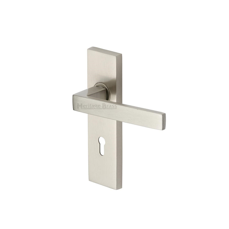 Heritage Brass Delta Door Handle on Plate