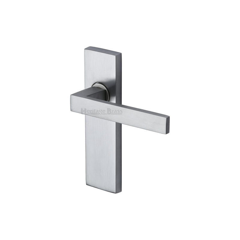 Heritage Brass Delta Door Handle on Plate