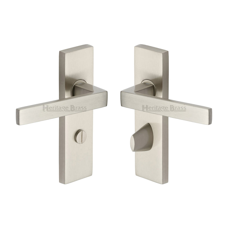 Heritage Brass Delta Door Handle on Plate