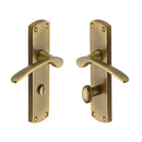 Heritage Brass Diplomat Door Handle on Plate