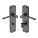 Heritage Brass Diplomat Door Handle on Plate