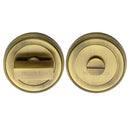 Heritage Brass Round Bathroom Turn & Release - ERD7030