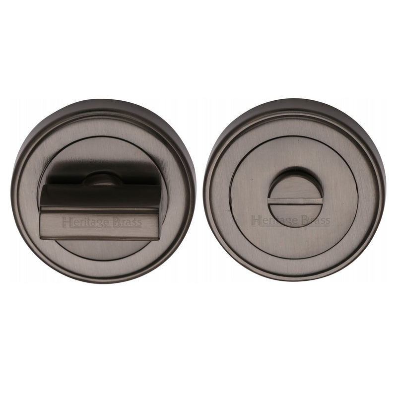 Heritage Brass Round Bathroom Turn & Release - ERD7030