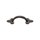 M.Marcus Matt Black Iron Fleur-de-lys Cabinet Pull Handle