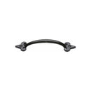 M.Marcus Matt Black Iron Fleur-de-lys Cabinet Pull Handle