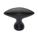 M.Marcus Matt Black Iron Elliptic Cabinet Knob