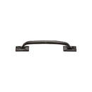 M.Marcus Matt Black Iron Offset Cabinet Pull Handle