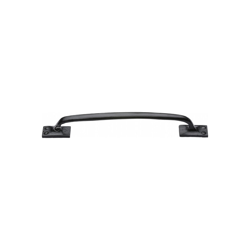 M.Marcus Matt Black Iron Offset Cabinet Pull Handle