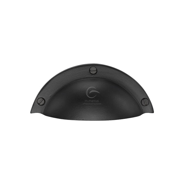 M.Marcus Matt Black Iron Traditional Cabinet Drawer Pull