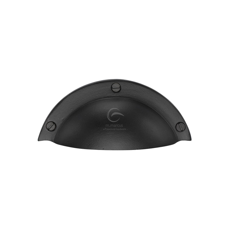 M.Marcus Matt Black Iron Traditional Cabinet Drawer Pull